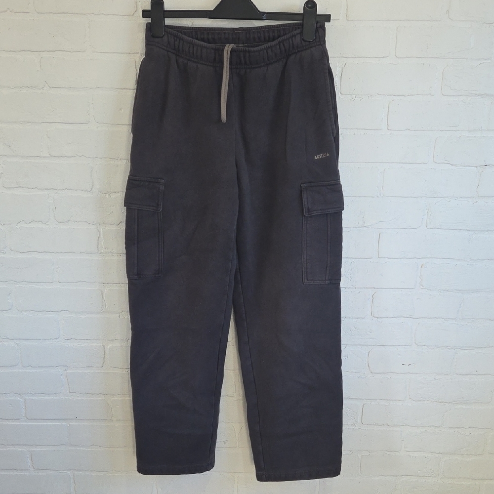 Aritzia Charcoal Cargo Sweats